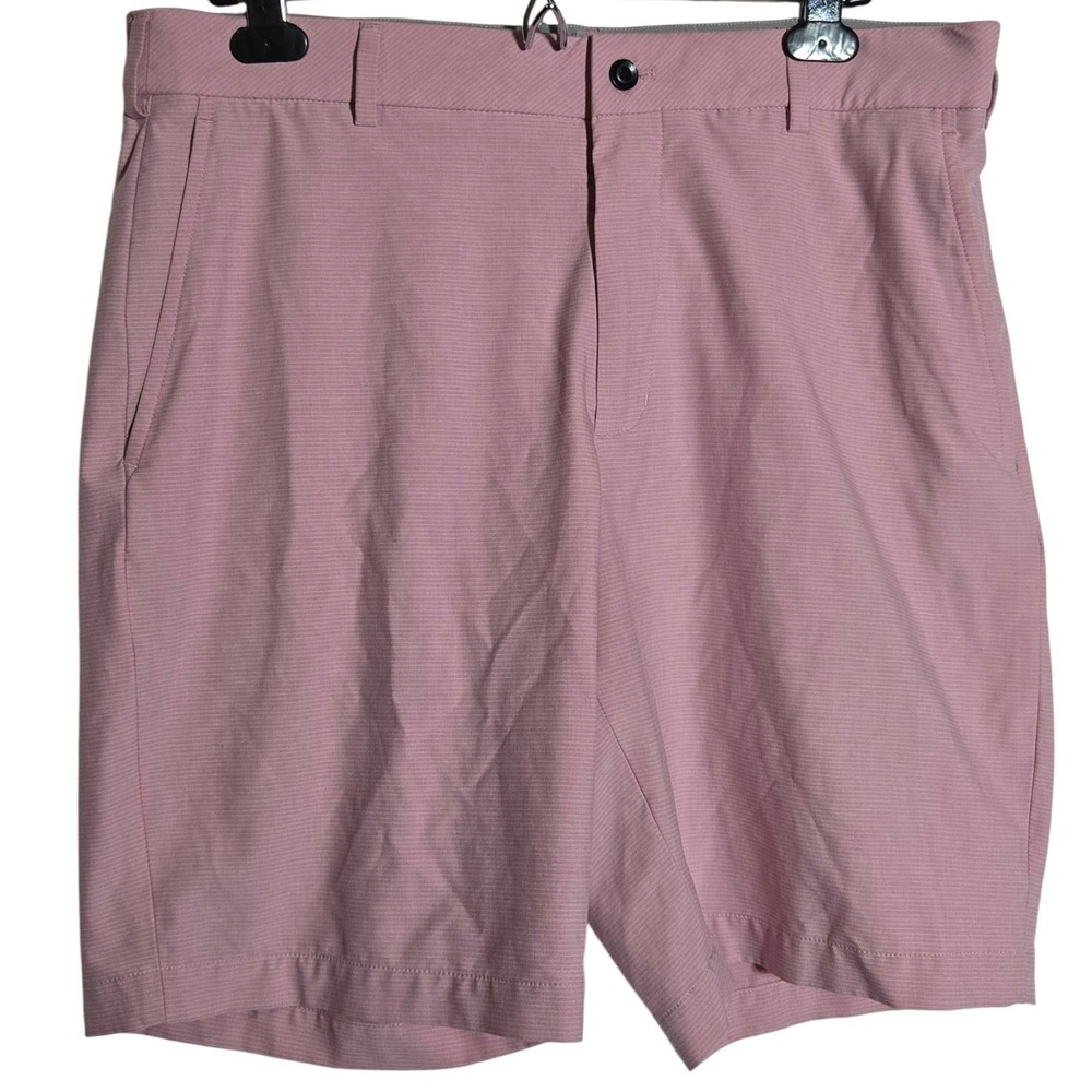 Walter Hagen 11 Mens Pink Golf Shorts W34 Stretch Preppy Active Summer Athletic